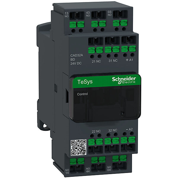 Schneider Electric Hilfsschütz 3S2Ö 24V Dc Snapin CAD32ABD